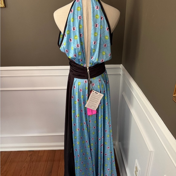 Natasha Zinko Sky blue Halter Dress. Small. Brand new with tags. - Picture 5 of 6